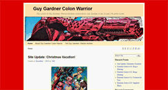 Desktop Screenshot of guygardnercolonwarrior.com